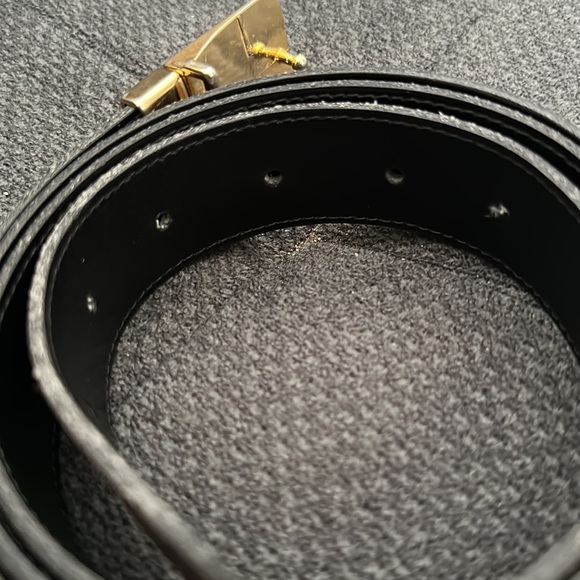 Pierre Cardin vintage reversible black/brown  buckle belt 40” - Picture 9 of 9